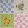 baby quilt detail