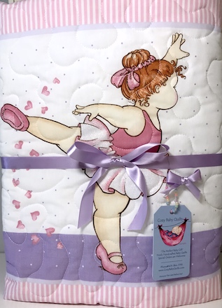 Ballerina Baby Quilt