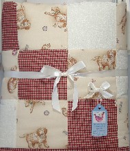 baby boy quilt or baby girl bedding