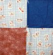 baby boy quilt detail
