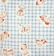 baby boy quilt detail
