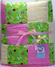Pretty Girl Bugs Baby Quilt