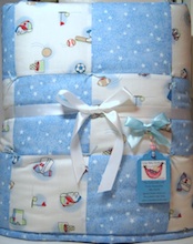 Cute ABC Baby Boy Quilt