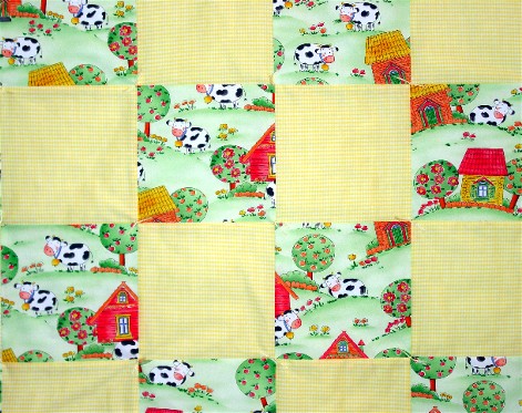 Click baby quilt for a closer look.