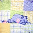 baby quilt fabric detail