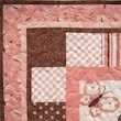 baby quilt fabric detail