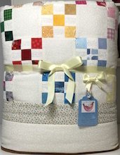 baby boy quilt or baby girl bedding