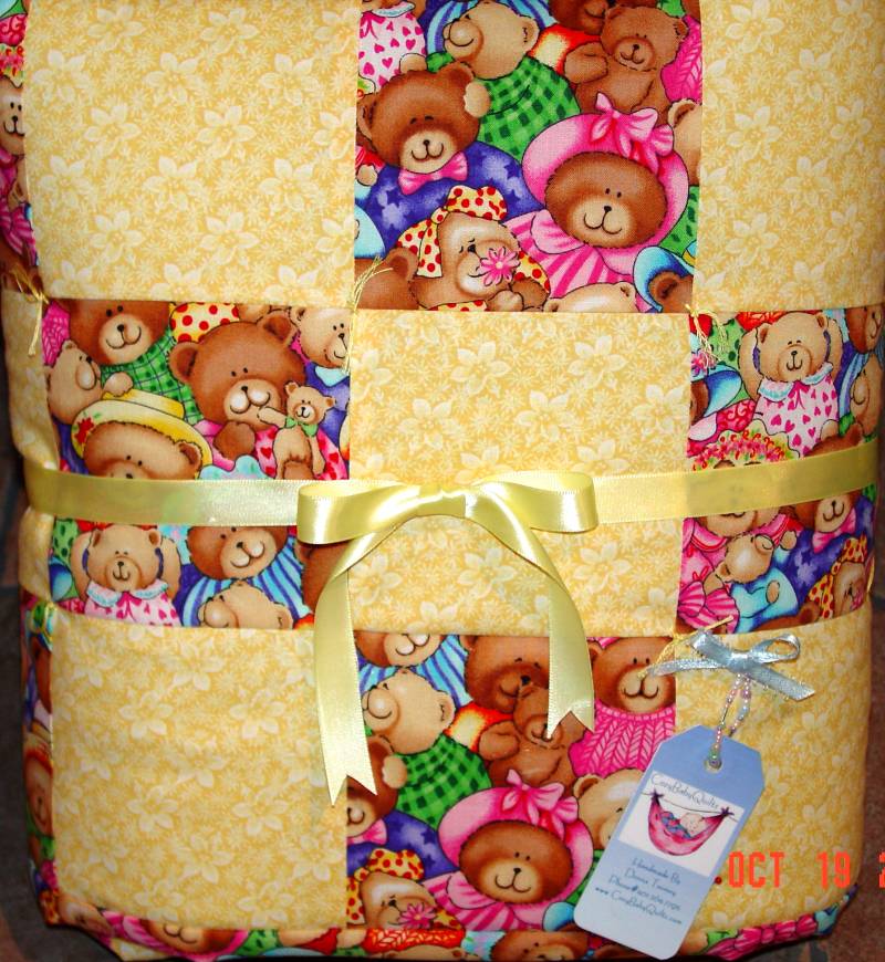 Teddy Bear baby quilt